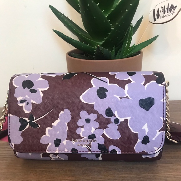 Kate Spade ♠️ Cameron Flap Crossbody Wildflower - Picture 1 of 16